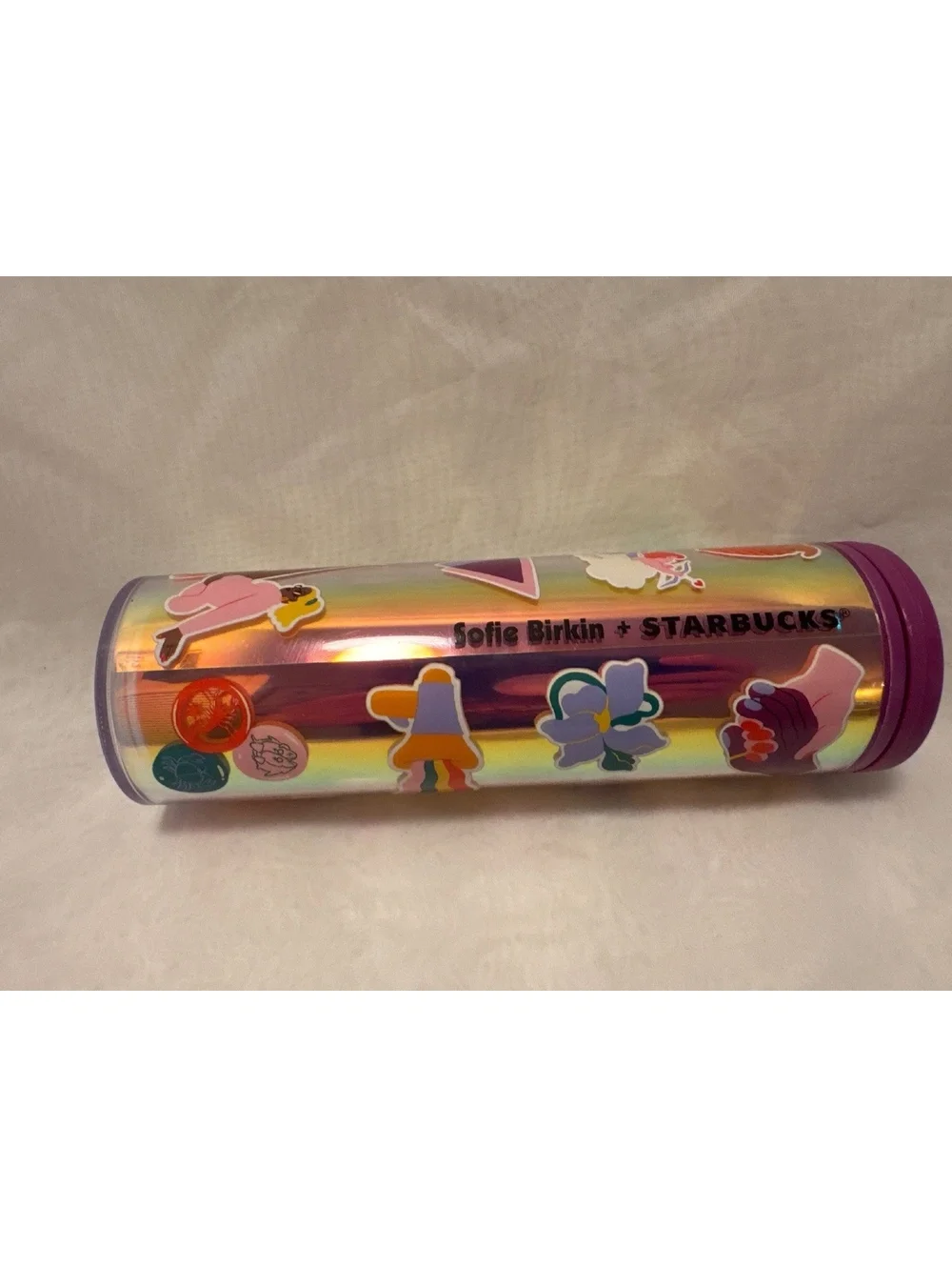 Sofie Birkin x Starbucks Limited Edition Rainbow Travel Tumbler